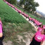 Fiume rosa a Monteroni d’Arbia: ecco le foto