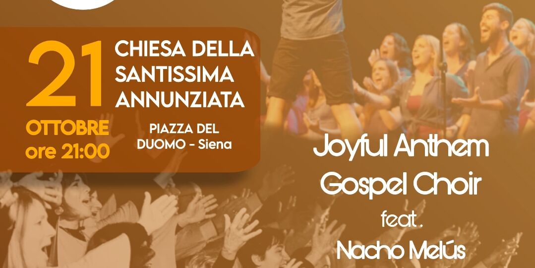 Joyful night: concerto gospel con QuaViO per le cure palliative