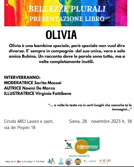 “Olivia” e Bubino: la diversita’ non e’ un limite