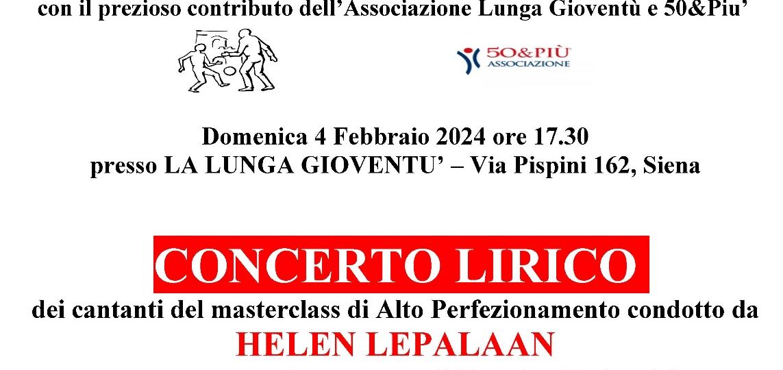 Lunga Gioventu’ un concerto per ricordare il tenore Bergonzi